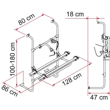 Carry-Bike Suport universal pentru biciclete - max 2 biciclete