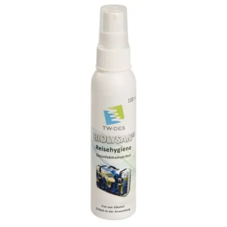 Cestovná hygiena Biolysan - 100 ml fľaša s rozprašovačom