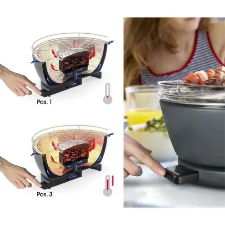 Asztali grill Vesuvio - antracit