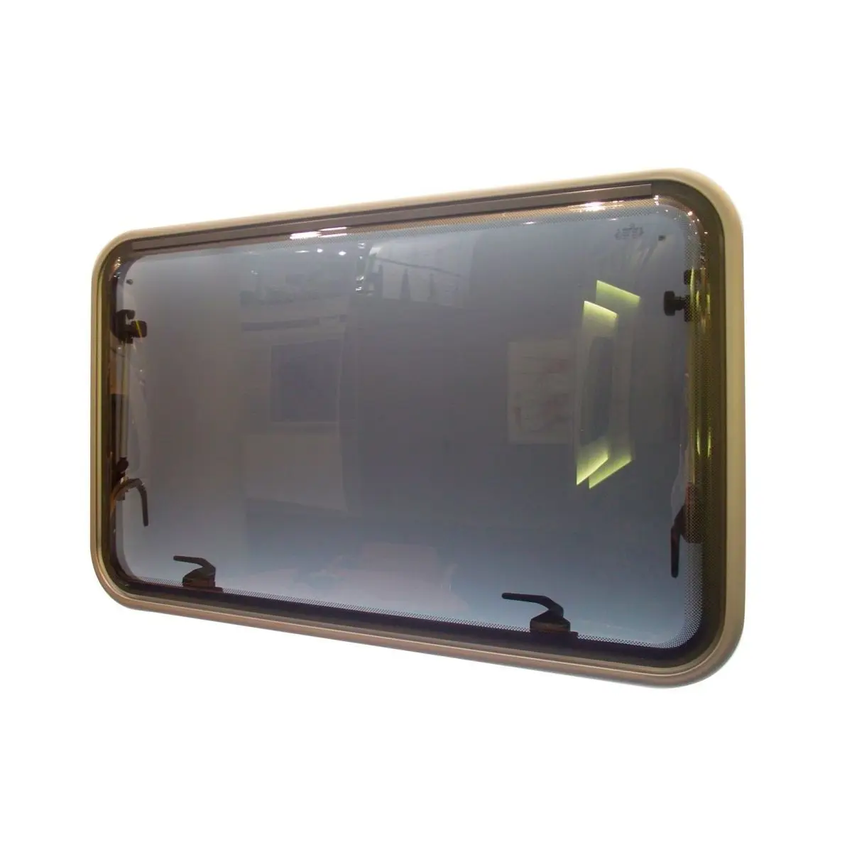 Fereastră cu toc din aluminiu Polyvision - cu Polyfix 600 x 500 mm