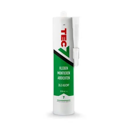 Lipici și chit TEC7 - gri deschis, 310 ml