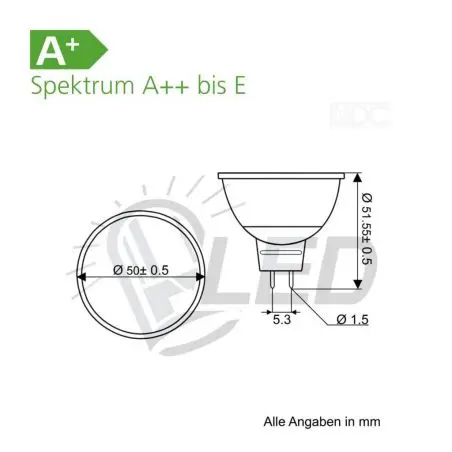 Illuminant CRI 90+ - COB spot MR 16
