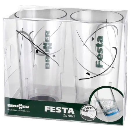 Seria de veselă Serenade - pahar Festa 400 ml, set 2 buc