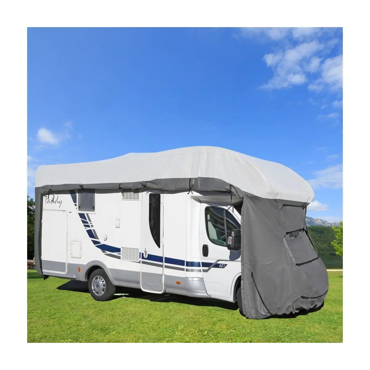 Husa de protectie pentru caravana 12M, 500-550 x 240 x 270 cm