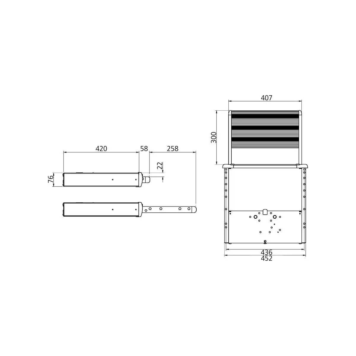Thule step V18 12V Slide-Out 400 Alu
