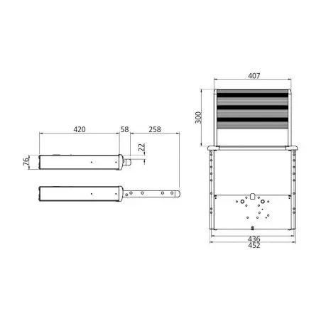 Thule step V18 12V Slide-Out 400 Alu