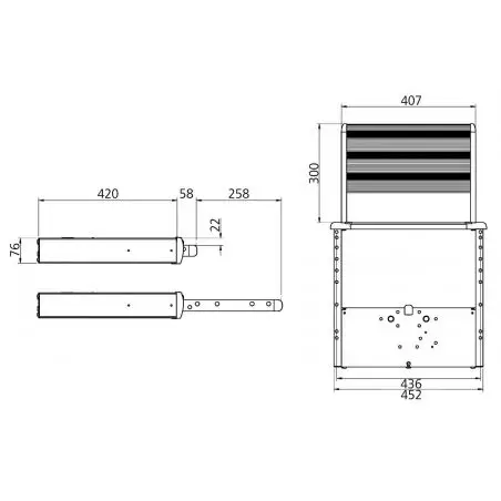 Thule step V18 12V Slide-Out 550 Alu