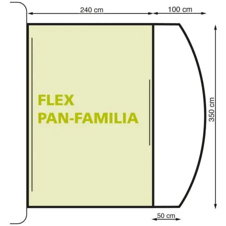 Utazási napellenző Flex Hymer Eriba - Pan