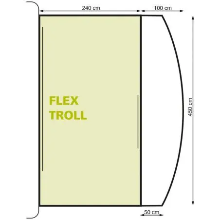 Copertina de voiaj Flex Hymer Eriba - Troll