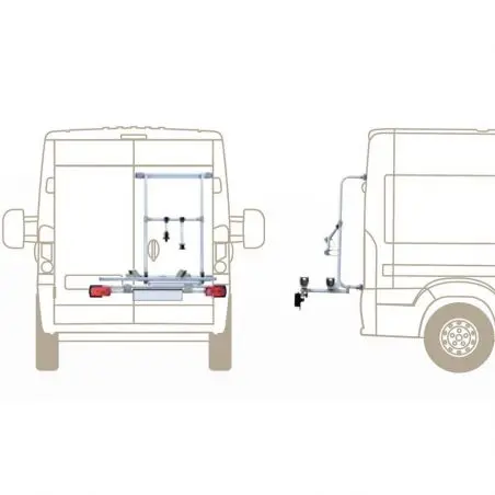 Suport biciclete EuroCarry - Sprinter/Crafter pentru 4 biciclete
