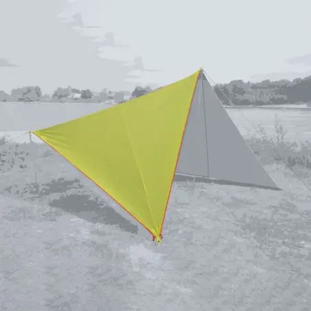 Awning Zip Canvas Caraibe - lime punch
