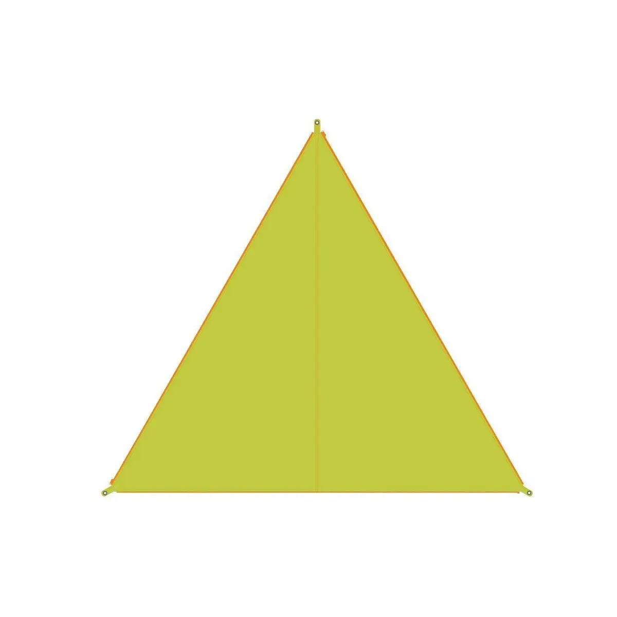 Awning Zip Canvas Caraibe - lime punch