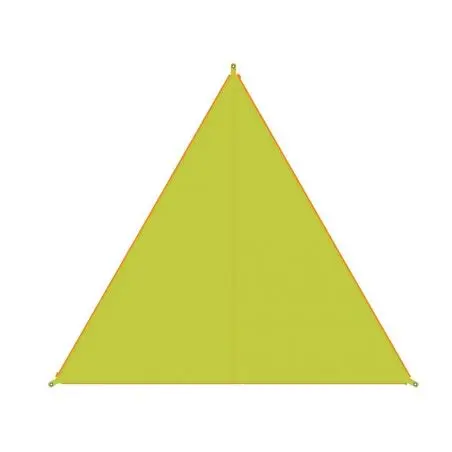 Napellenző Zip Canvas" Caribbean - lime puncs