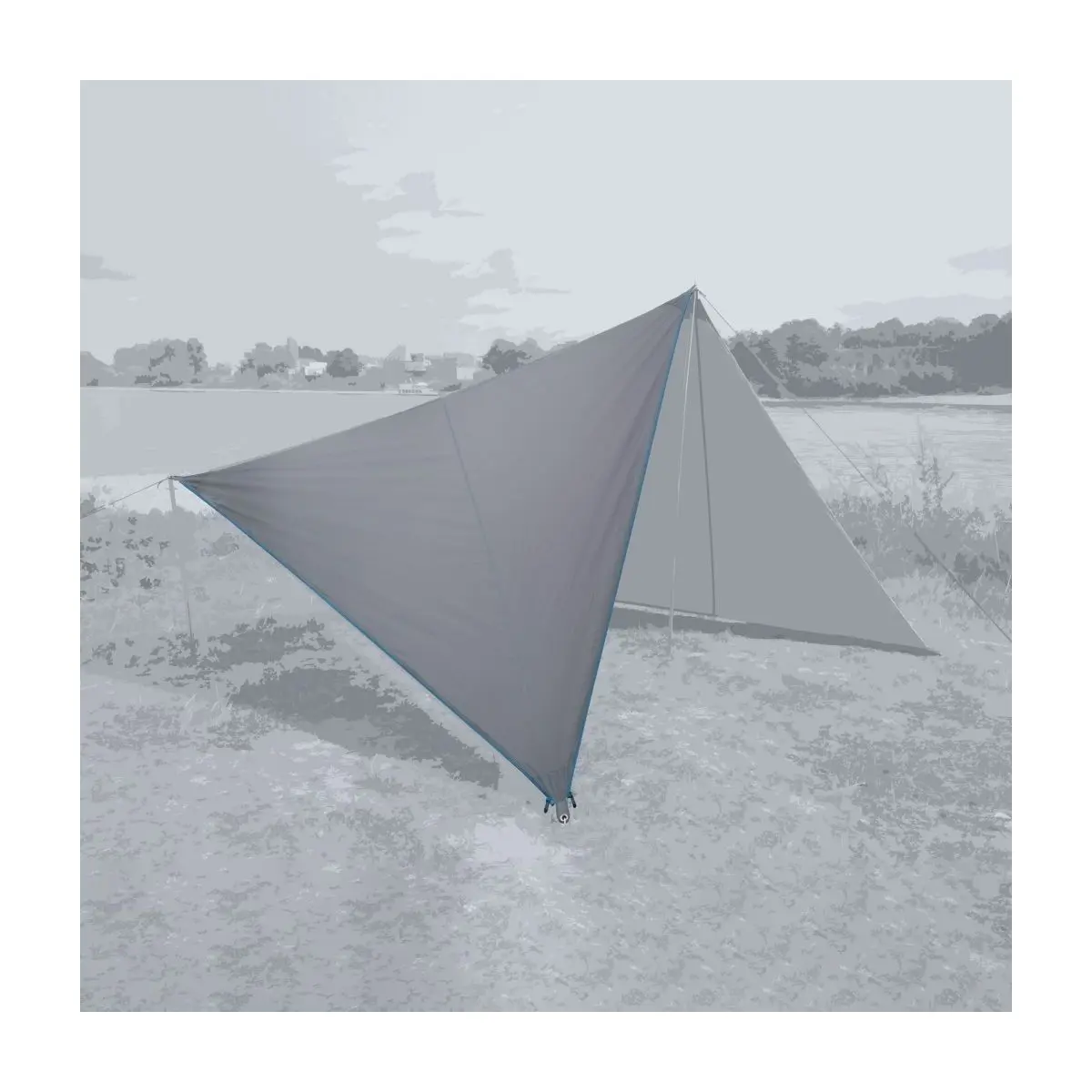 Napellenző Zip Canvas" Új-Zéland - magas