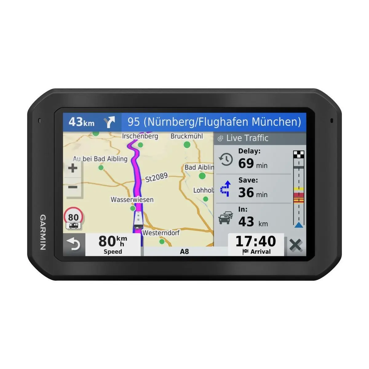 Garmin VIEO RV752 vezérlőpanel