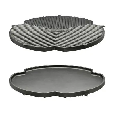 Placă de grătar cu două fețe 40 - 2 x 36 cm