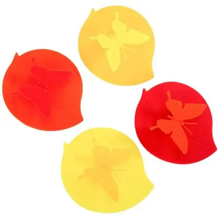 Fluture cu capac din silicon - 4 buc