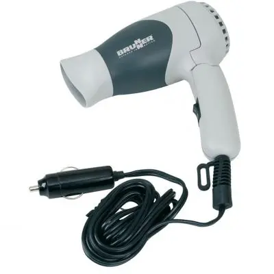 Utazási hajszárító - 12 volt, 168 watt