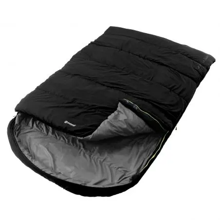 Sac de dormit pătură Lux Double Black - 225 x 140 cm