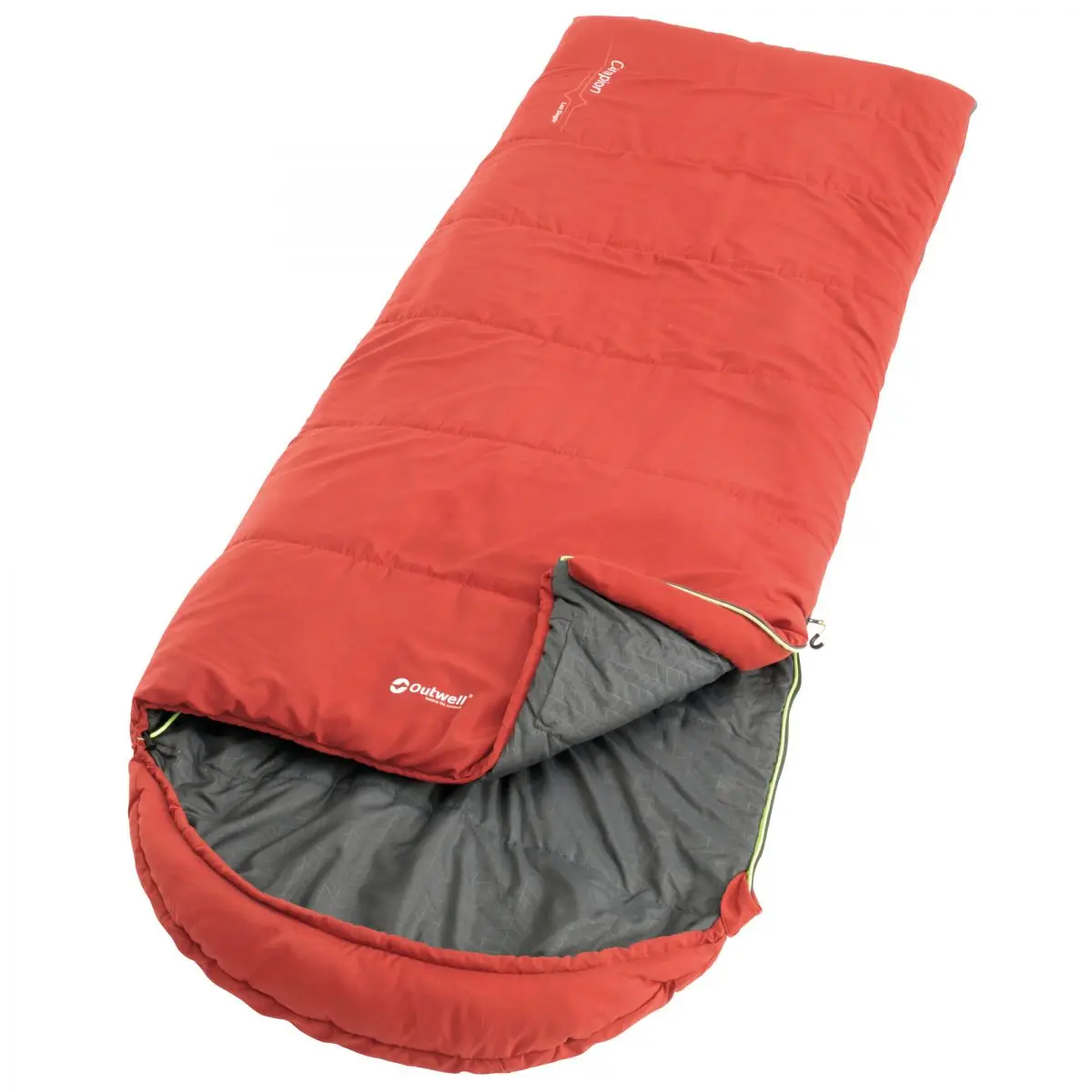 Dekový spací vak Campion Lux - 225 x 85 cm, červený