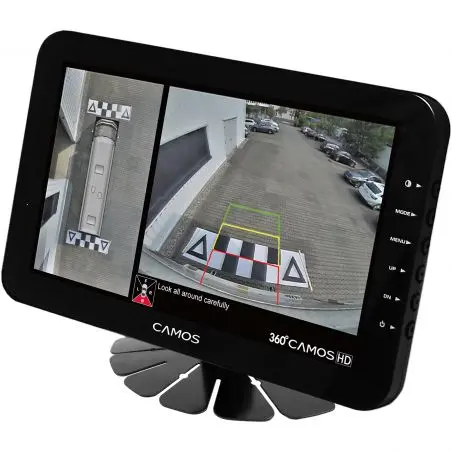 Camos 360 HD tolató videó rendszer 7"-es monitorral