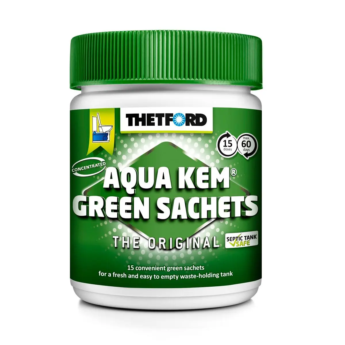 Aqua Kem Green Sachets – 15 vrecúšok