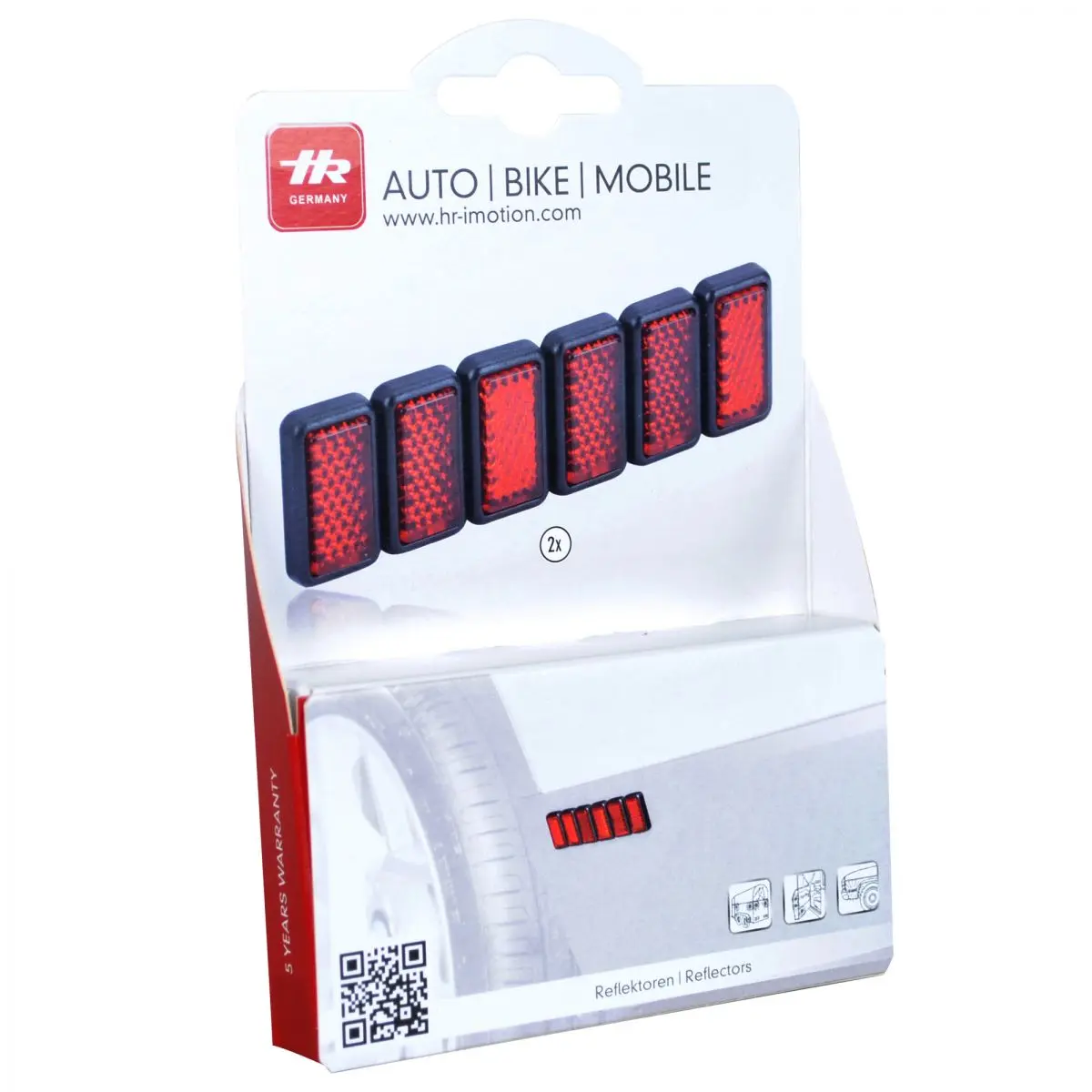 Mini reflectoare - 12 bucăți, ambalaj autoservire