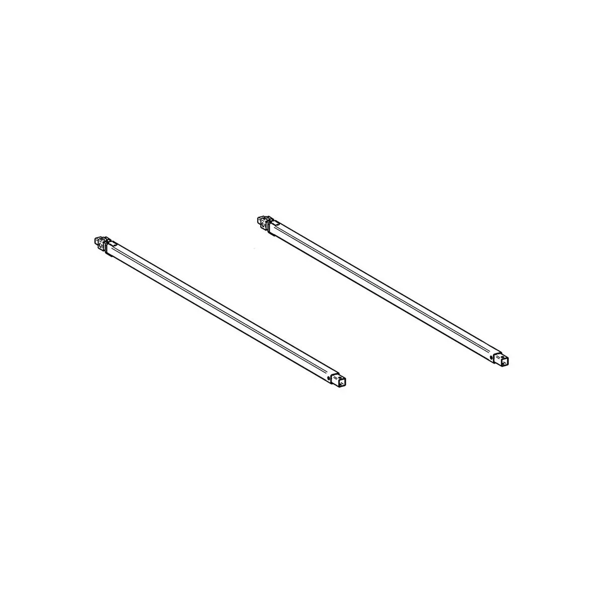 Braț telescopic (nou) până la 2,6 m stil rulotă NA