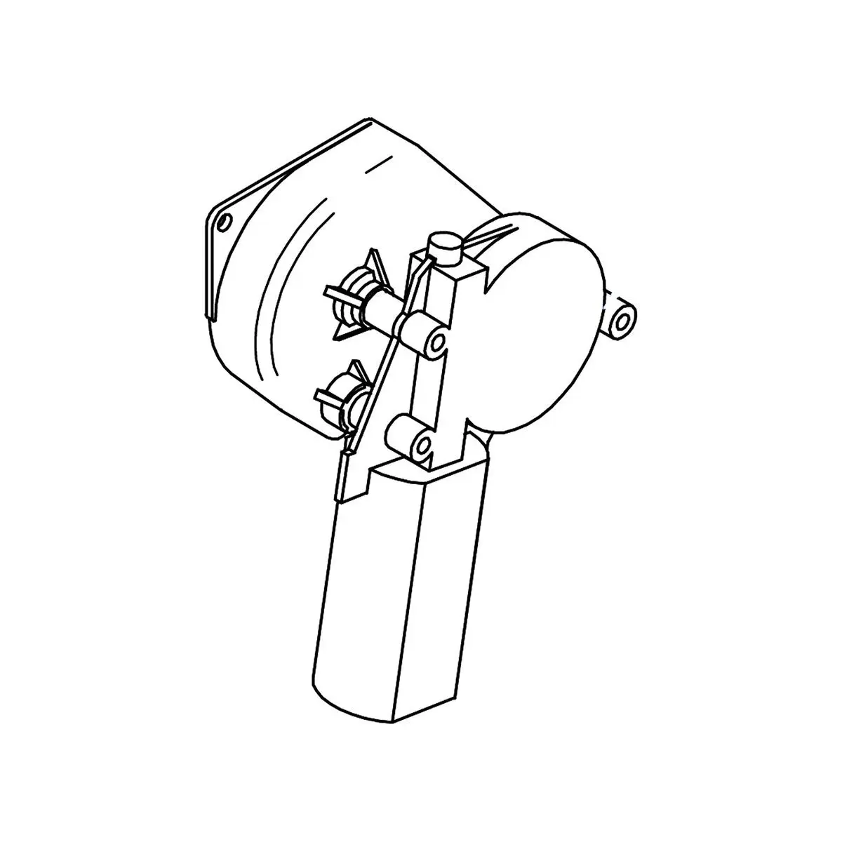 Motor Omnistep z roku 2002 12V dvojitý hliníkový