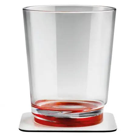 Pohár na pitie Magnet Silwy - sada 2 ks, 250 ml, červený