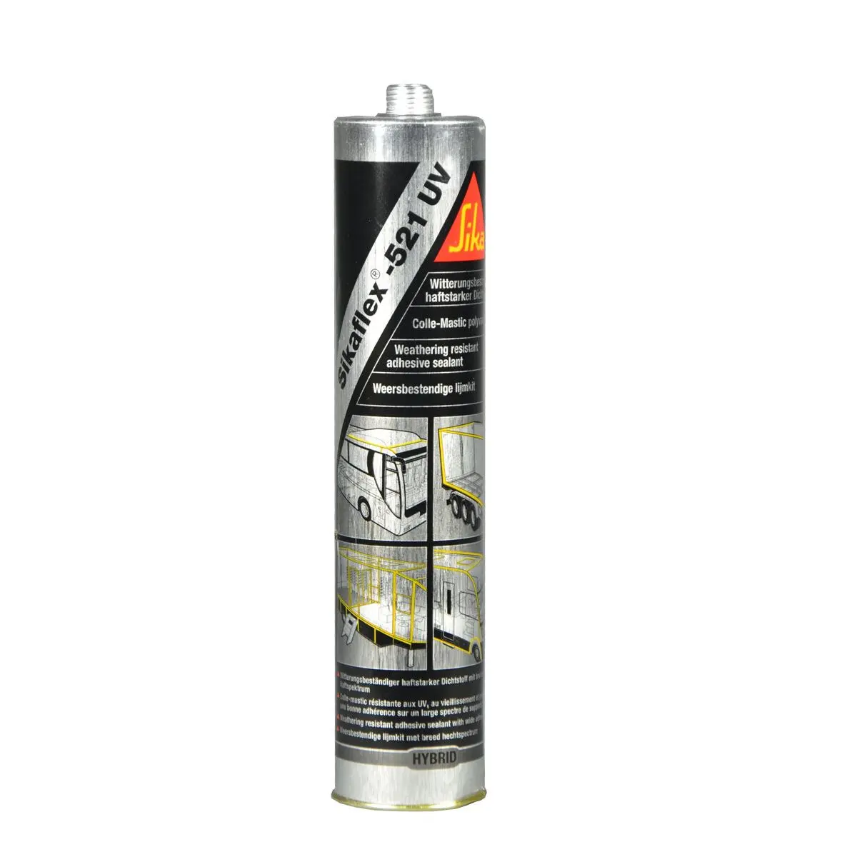 Sikaflex-521 UV - čierna, 300 ml