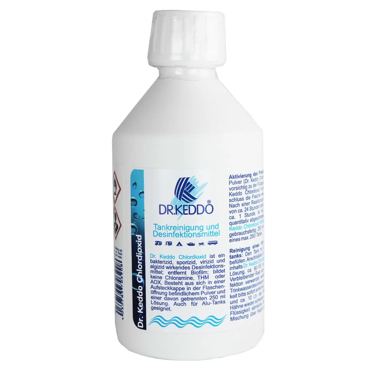 Klór-dioxid tartály fertőtlenítés - 100 ml