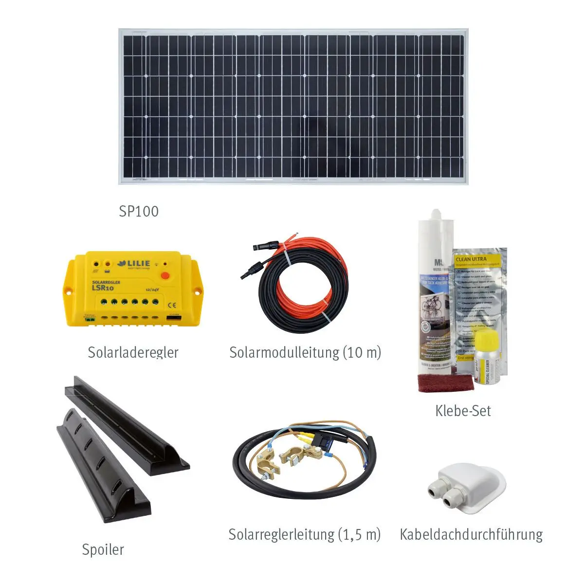 Set solar LILIE - 100 Wp