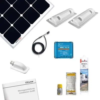 Kit solar unidirecțional - 120 wați