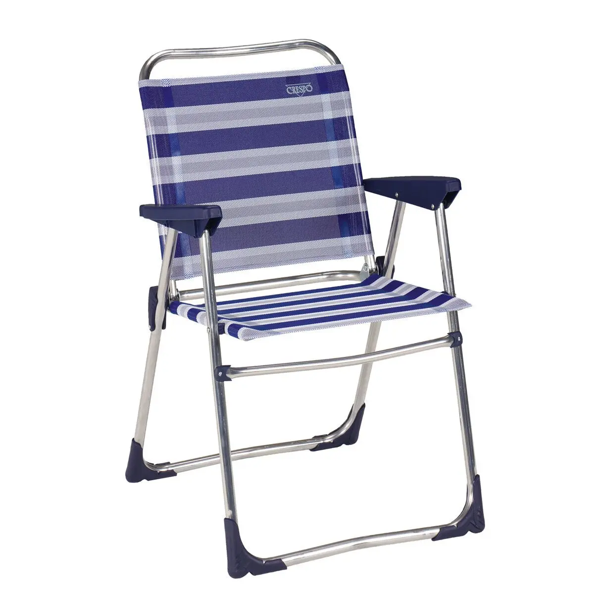 Kempingová stolička AL/219 - modrá, šedá