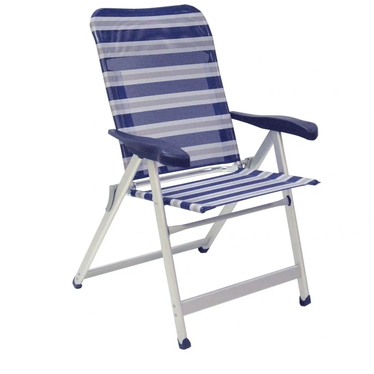 Kempingová stolička AL/235 - modrá, šedá