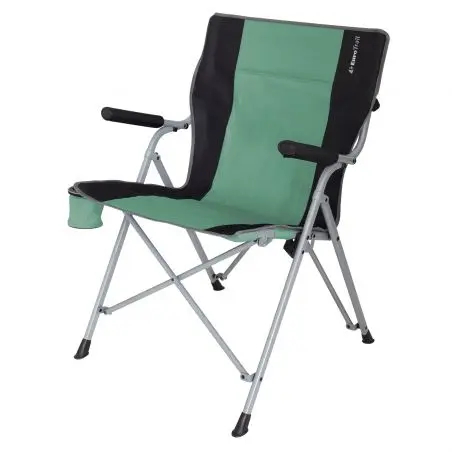 Skladacia stolička Arras - zelená, čierna