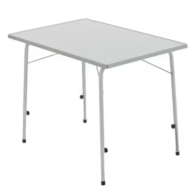 Masa de camping acordeon - gri, 100 x 68 cm