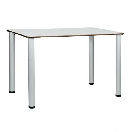 Kempingový stôl silwy - s kovovou doskou, 103 x 72 x 71-74 cm