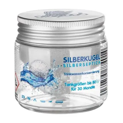 Bilă de argint Silberseptica - până la 80 de litri, versiunea elvețiană