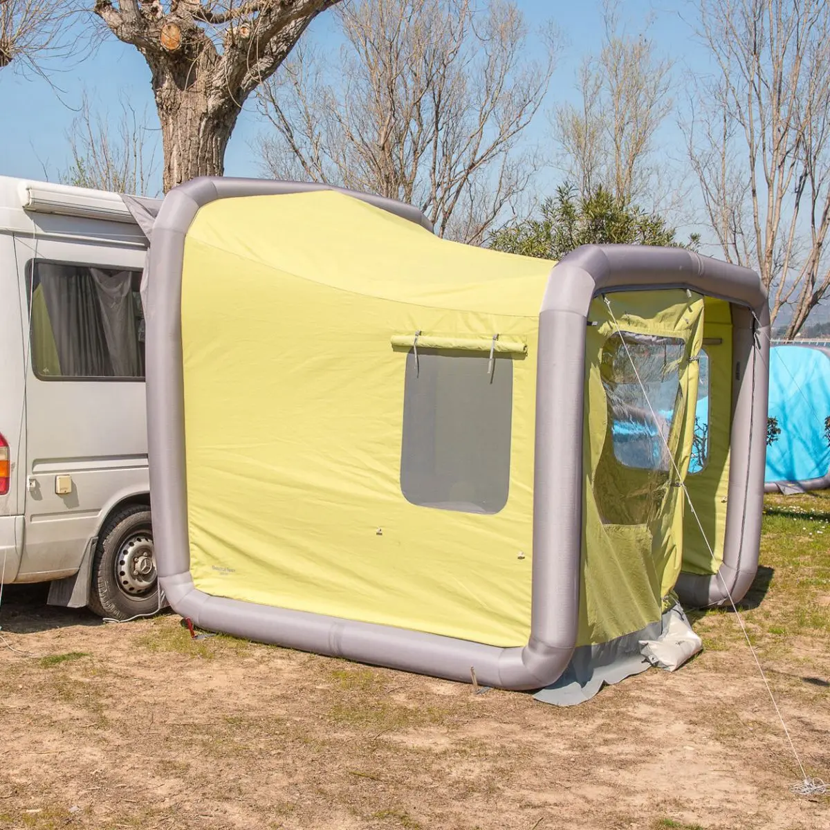 GT Box Camping - zöld, 240 x 236 cm