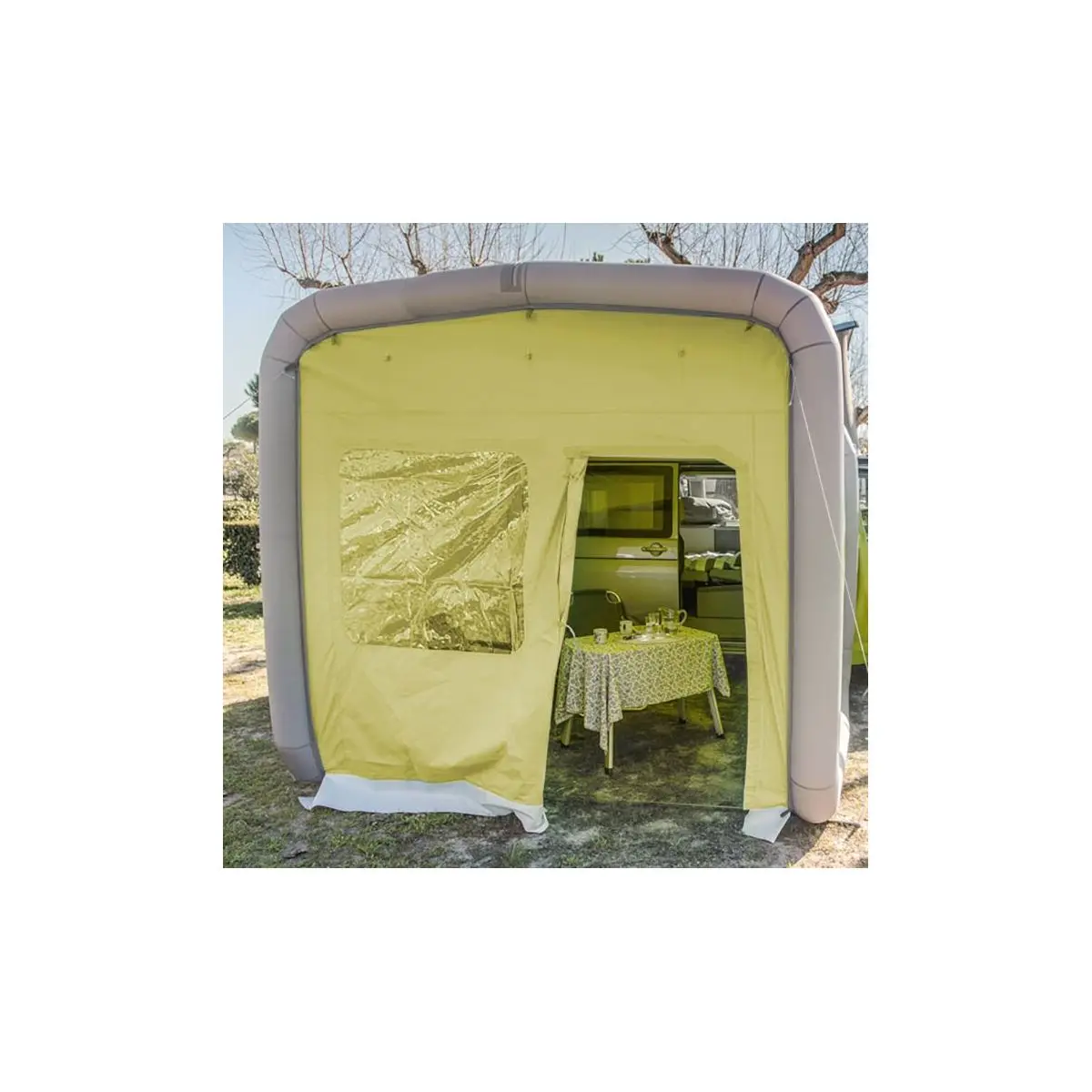 Panoul frontal Camping GT Box - verde