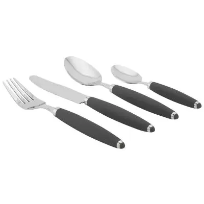 Set tacamuri - Tosca, antracit, 16 bucati
