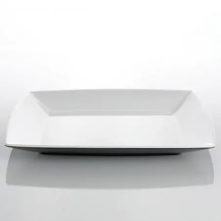 Seria de vase Quadrato Black and White - farfurie 25 x 25 cm