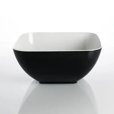 Seria de vase Quadrato Black and White - bol 25 x 25 cm