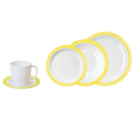 Seria de vesela Family 4-Set Bistro - set de vesela, galben
