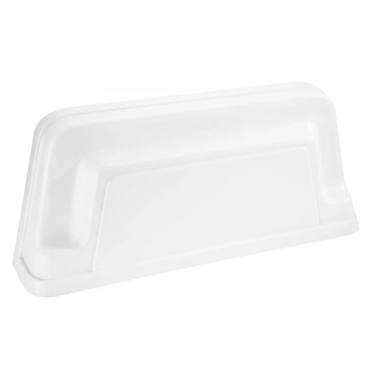 Capac - plastic alb plat