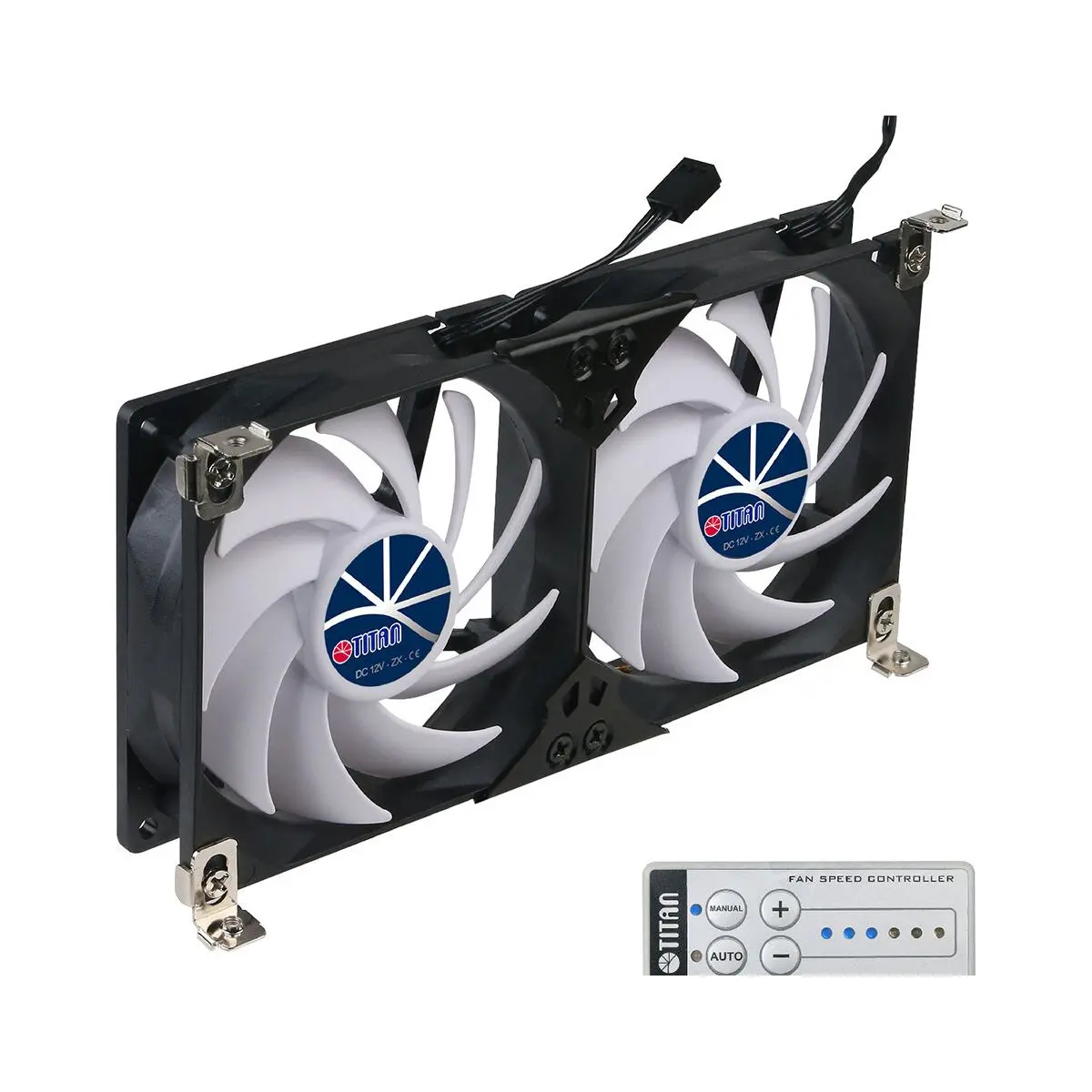 Dvojitý ventilátor do chladničky Titan SC22, 92 mm