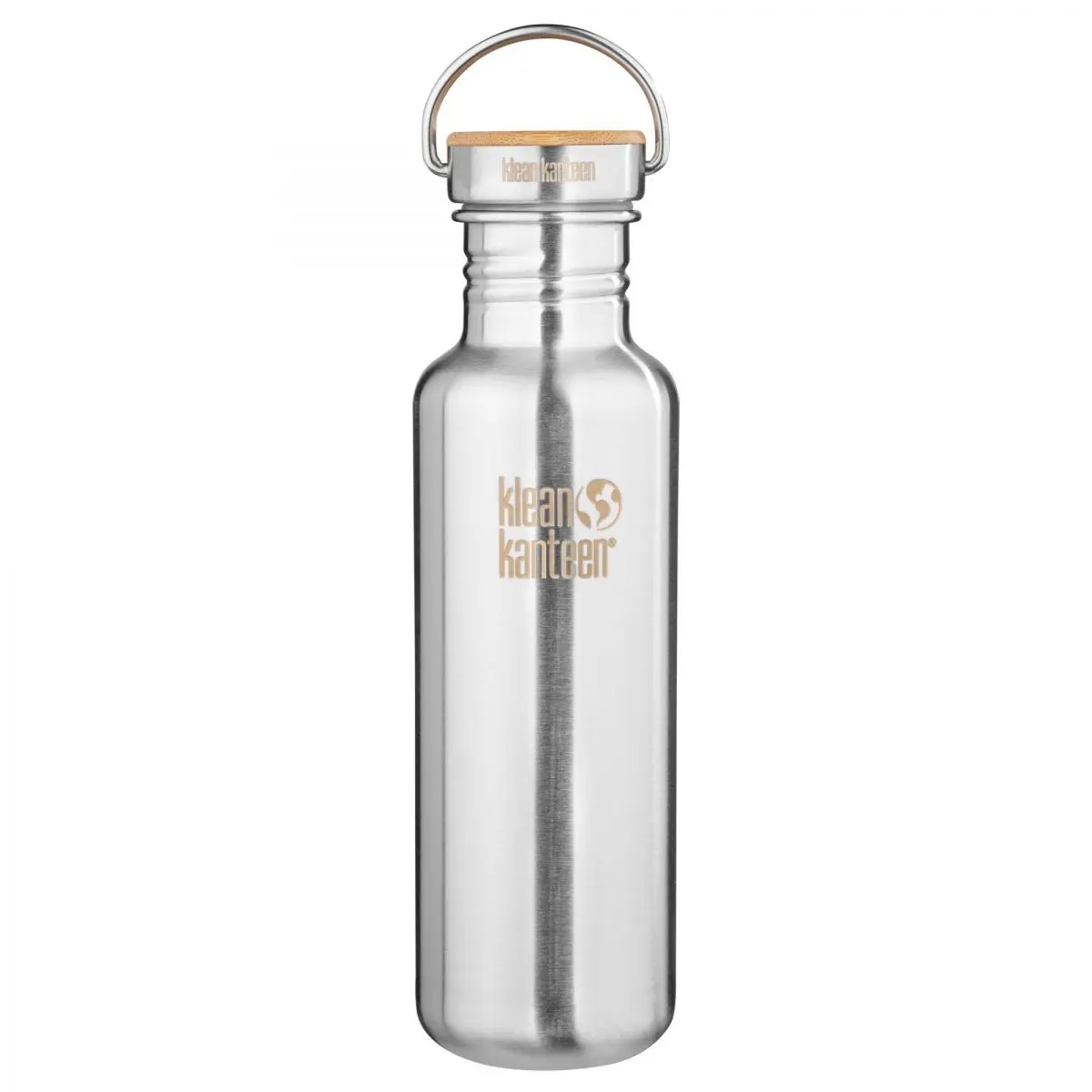 Fľaša na pitie s bambusovým viečkom - 800 ml