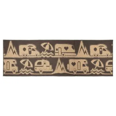 Carpet Master Camp - barna, 50 x 100 x 1 cm
